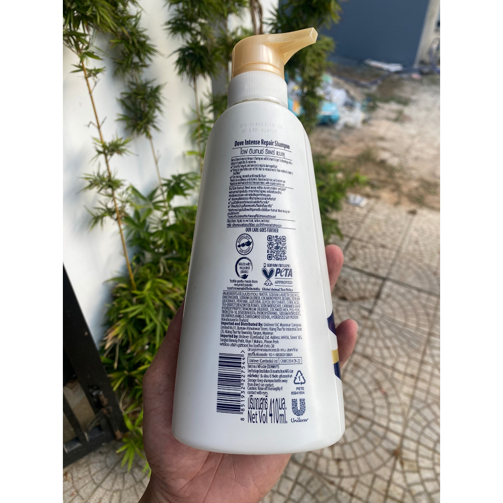 Dầu gội DOVE 410ml thái