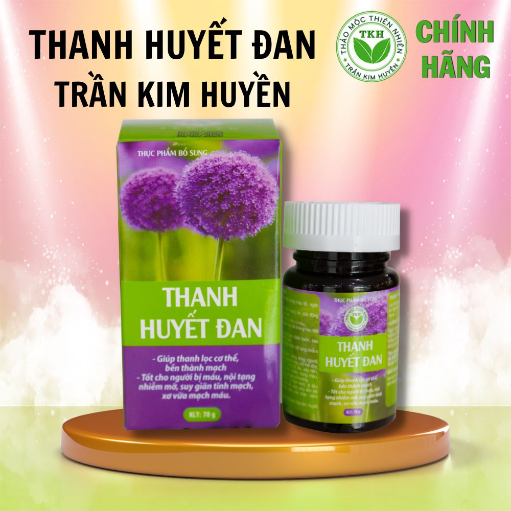 Thanh Huyết Đan Trần Kim Huyền, hỗ trợ giải độc, tiêu viêm, thanh lọc cơ thể