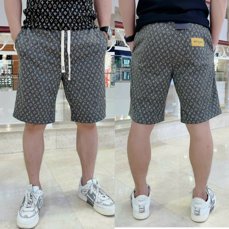 Quần Short nam L.V Chất Vải Bò Thô Dày dặn