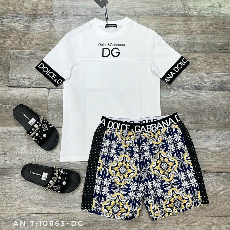 Áo phông nam cổ tròn D.G chất cotton mềm mát