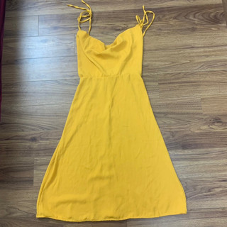 New nguyên tag - Đầm maxi cổ đổ hở lưng