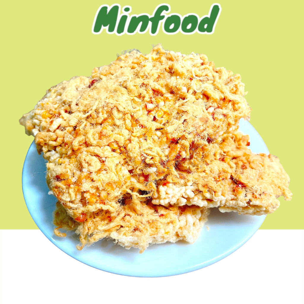 Cơm Cháy Chà Bông Sài Gòn Loại Ngon Gói Siêu To 500gr | Đồ Ăn Vặt Minfood