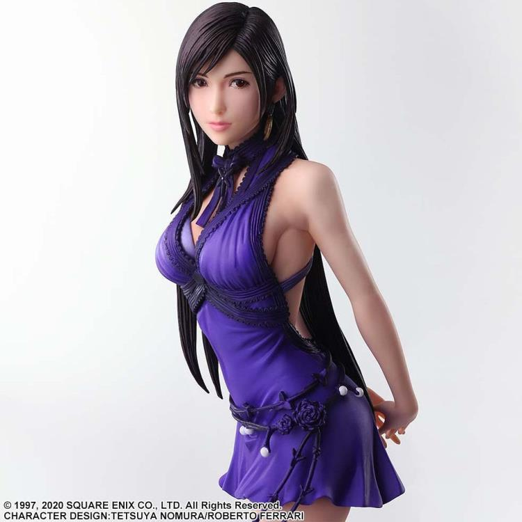 Mô hình FINAL FANTASY VII REMAKE STATIC ARTS TIFA LOCKHART DRESS VER.