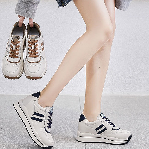 GIÀY THỂ THAO SIZE NHỎ 31 32 33 DÁNG BASIC CAO 6CM HÀNG QUẢNG CHÂU CAO CẤP