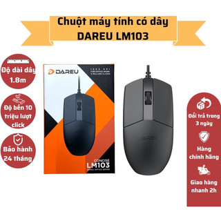 Chuột DAREU LM103 có dây (USB)