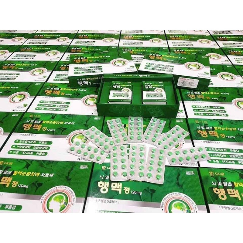 Viên Uống Bổ Não Haengmac Tab Hàn Quốc, Hộp 200 Viên, Giúp Tăng Tuần Hoàn Não Và Trí Nhớ