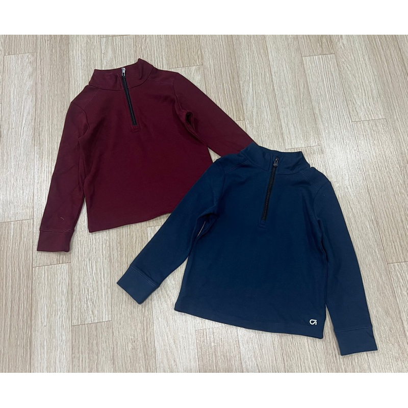 Áo cotton cổ trụ bé trai dòng nhí, hàng dư