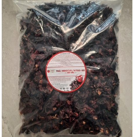 1kg trà atiso đỏ (sỉ số lượng lớn atiso đỏ khô/ hibiscus khô)