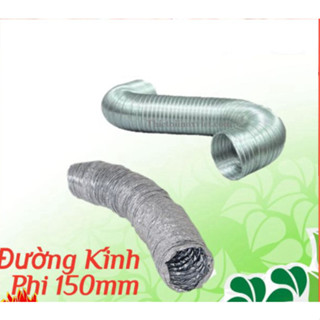 Ống Bạc Giảm Ồn Dùng Cho Máy Hút Mùi PHI 150mm