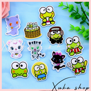 Huy hiệu cài balo, ghim cài áo, cài túi canvas, huy hiệu ếch xanh cute đáng yêu