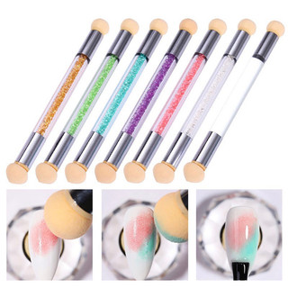 Mút dặm ombre 2 đầu - bút dặm loang móng