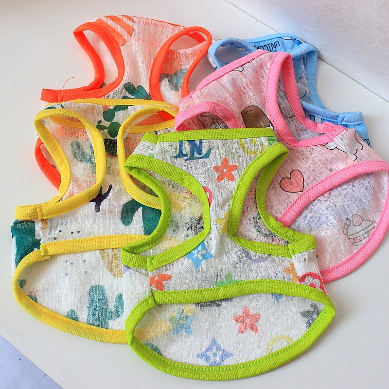 Áo Cho Chó, Áo Cho Mèo Dạng Lưới Mát Mẻ Cho Thú Cưng