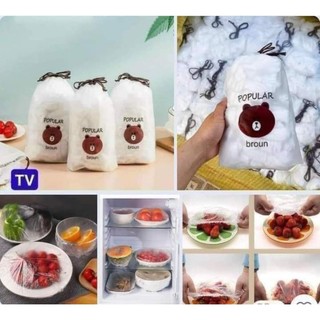 Sét 100c túi bọc thực phẩm gấu