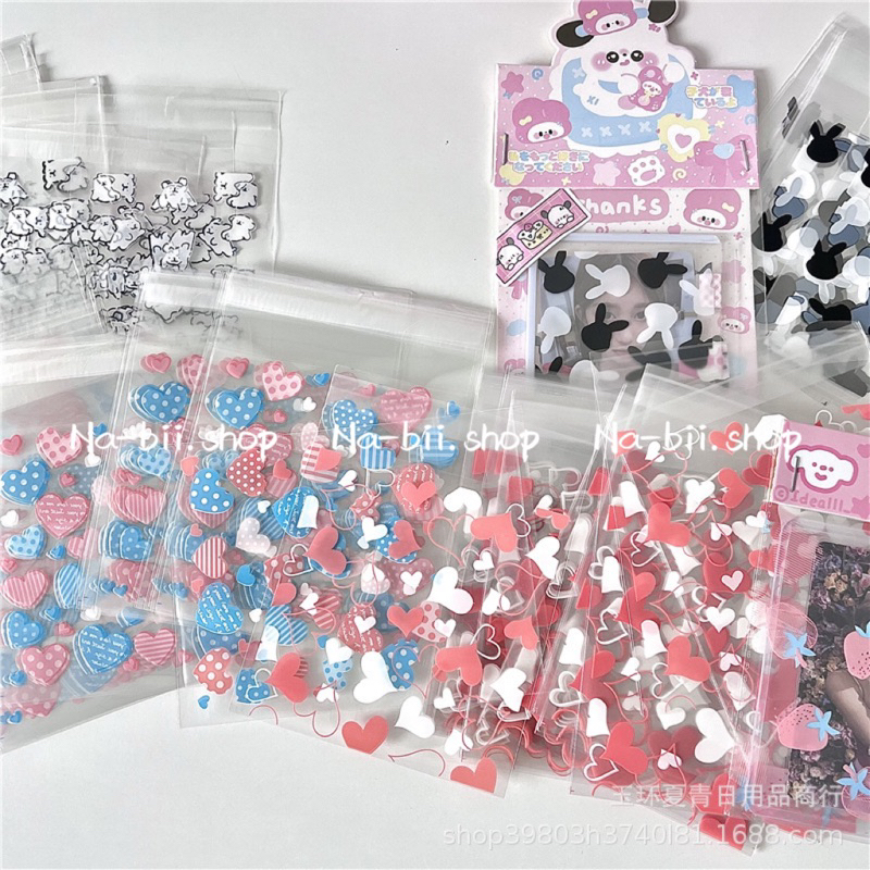 Túi bóng kính gói quà card nhiều hình 10 chiếc