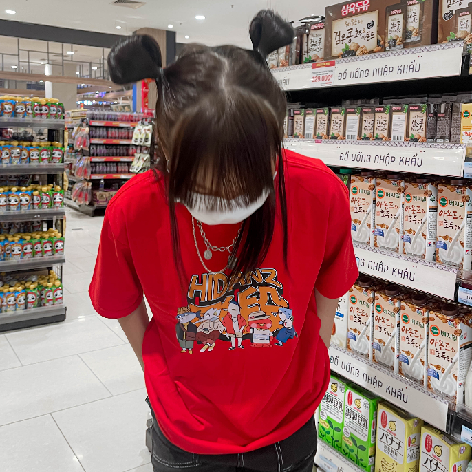 Áo thun Unisex tay lỡ cotton local brand HIDANZ - Sea Animals SS1