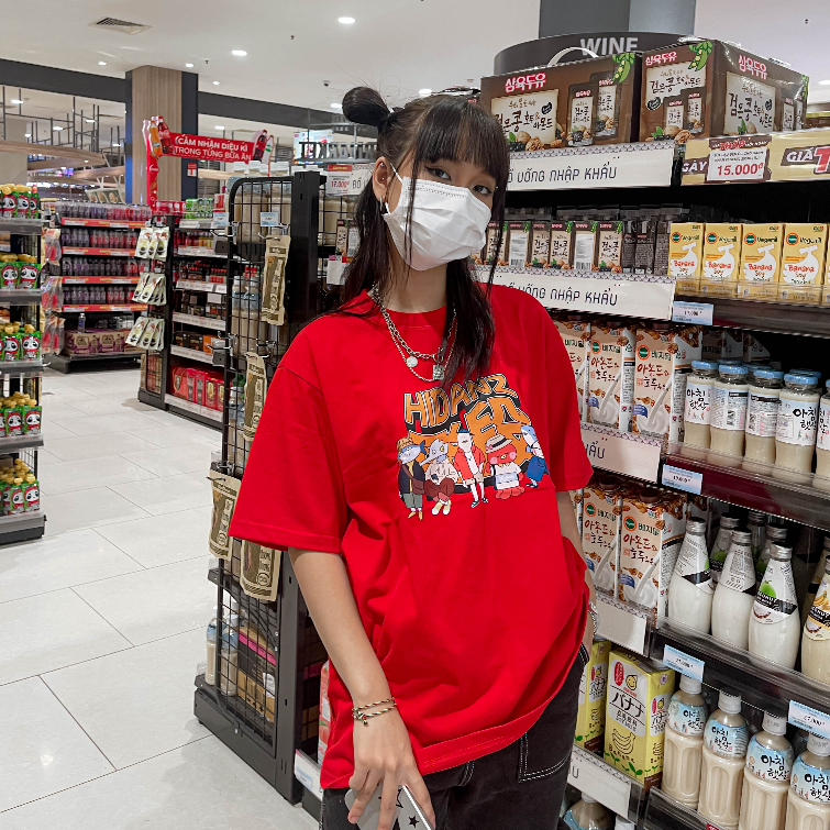 Áo thun Unisex tay lỡ cotton local brand HIDANZ - Sea Animals SS1