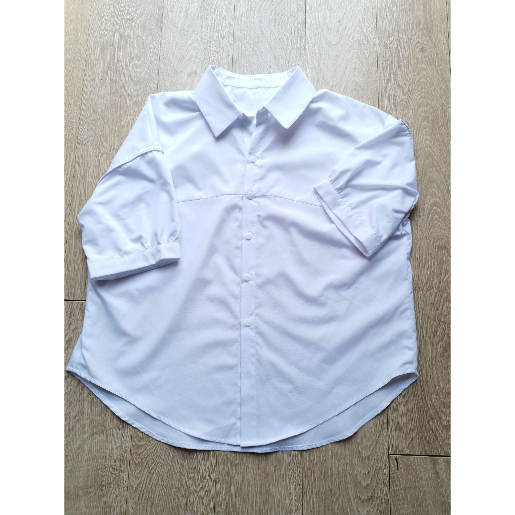 Áo cổ đức tay ngắn thiết kế Arwen Design