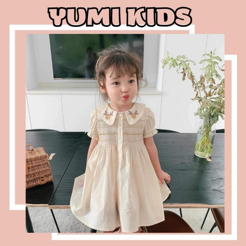 Váy đầm bé gái từ 0 đến 8 tuổi - dáng babydoll - phong cách hàn quốc