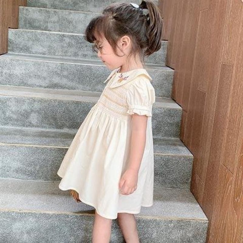 Váy đầm bé gái từ 0 đến 8 tuổi - dáng babydoll - phong cách hàn quốc