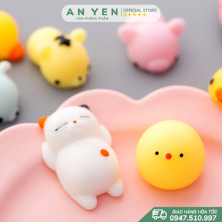 SQUISHY HÌNH MẶT CƯỜI ( squishy bánh bao cảm xúcĐồ chơi squishy mềm dẻo, giúp giải toả căng thẳng, hình các con vật đáng