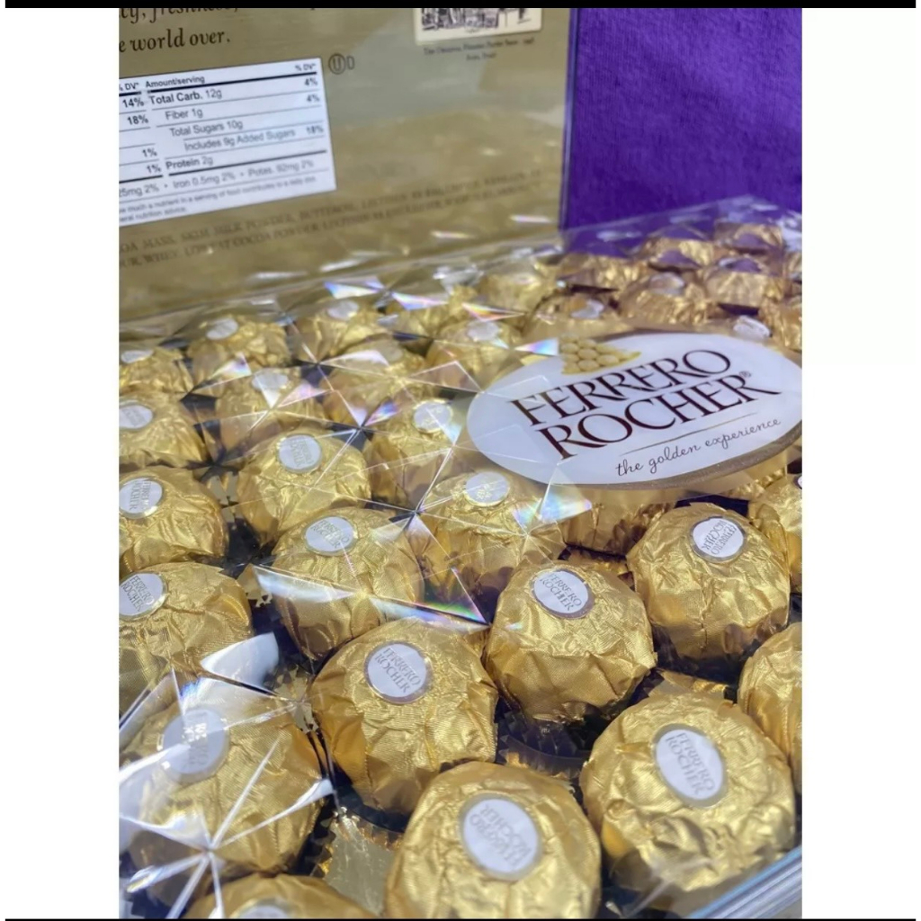 Socola FERRERO ROCHER nhân hạt dẻ TÁCH LẺ viên