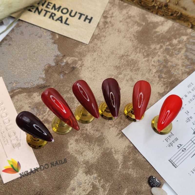 Set sơn đỏ very good 6 chai