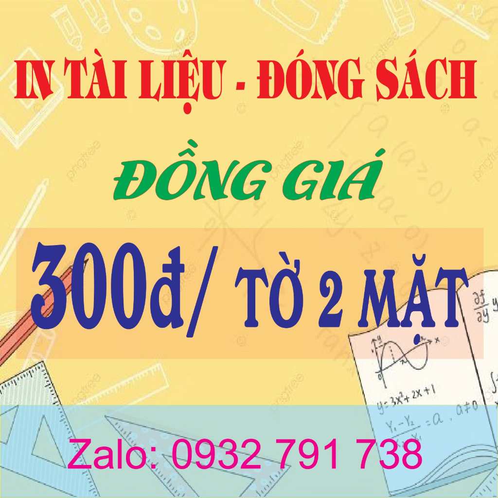 IN online 300đ tờ A4, photo giá rẻ