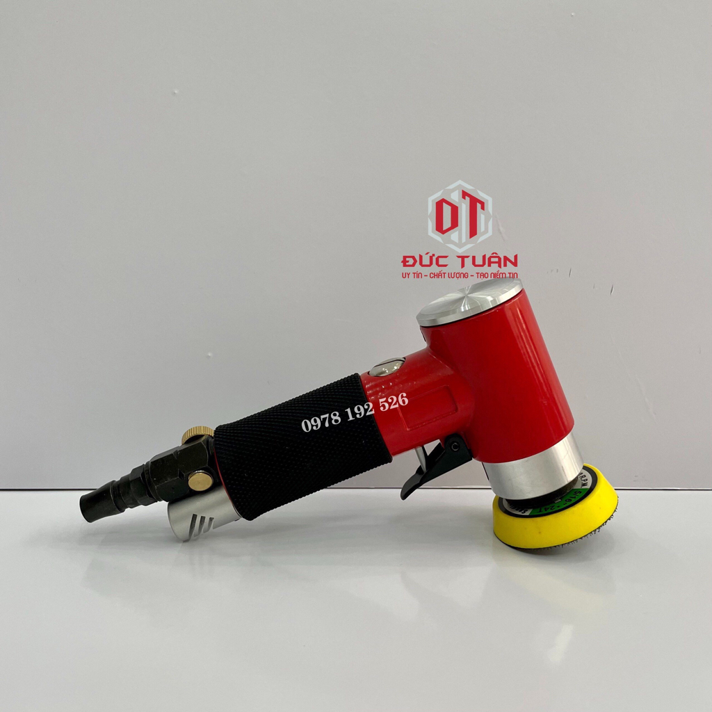 Máy Chà Nhám Dùng Hơi , Máy Đánh Bóng Mini , Hiệu Rusa - 942 - Tặng Kèm Đế 2icnh - 3icnh