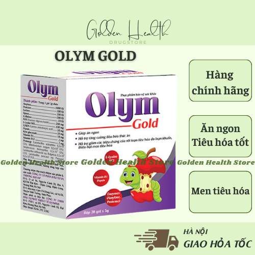 ⭐ Olym Gold, tăng cường tiêu hóa thức ăn, giúp ăn ngon và hấp thu dinh dưỡng. Men tiêu hóa Men vi sinh