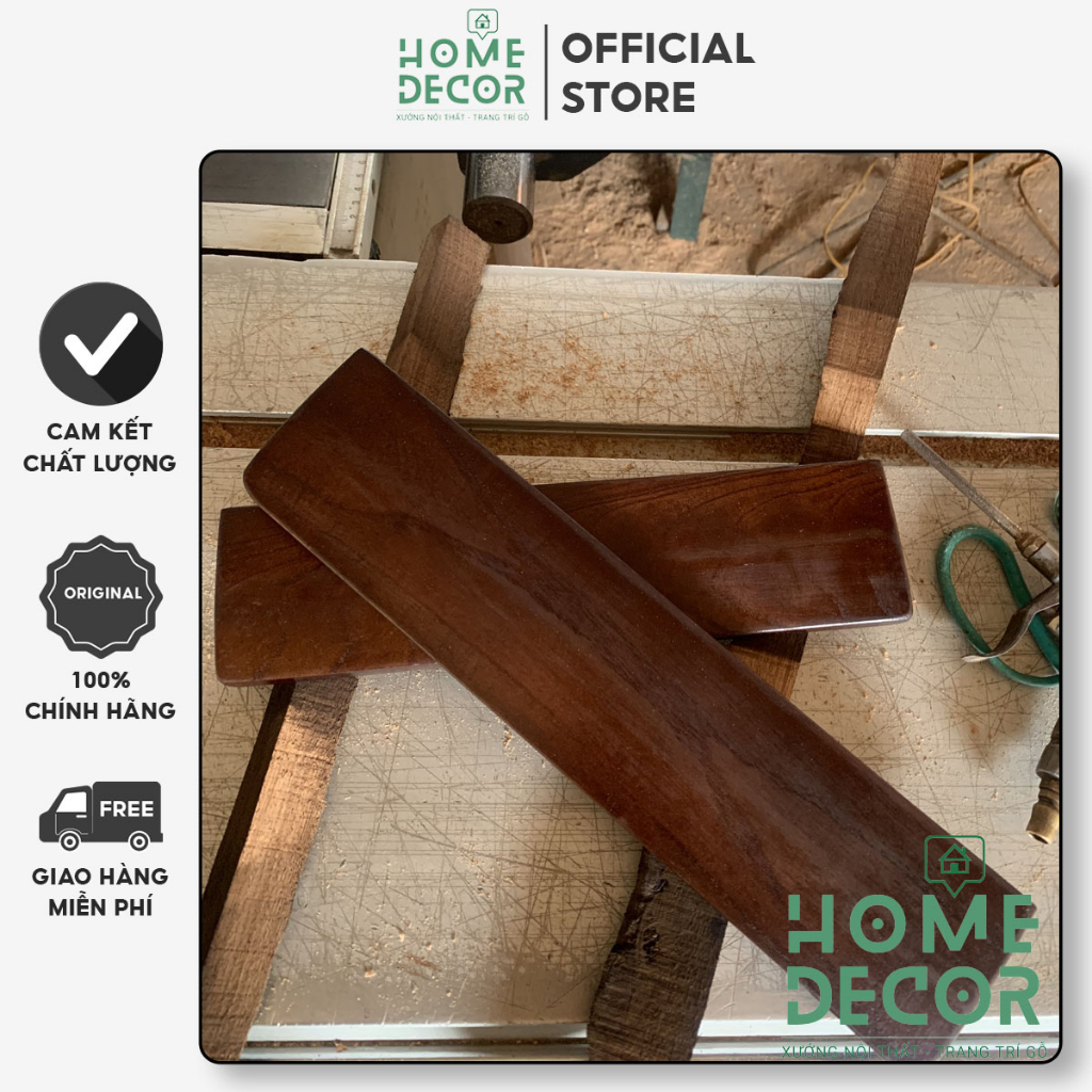 Kê tay bàn phím, Kê lót tay bàn phím gỗ tự nhiên cao cấp cho bàn phím cơ HOMEDECOR, Kích thước 60% 30cm
