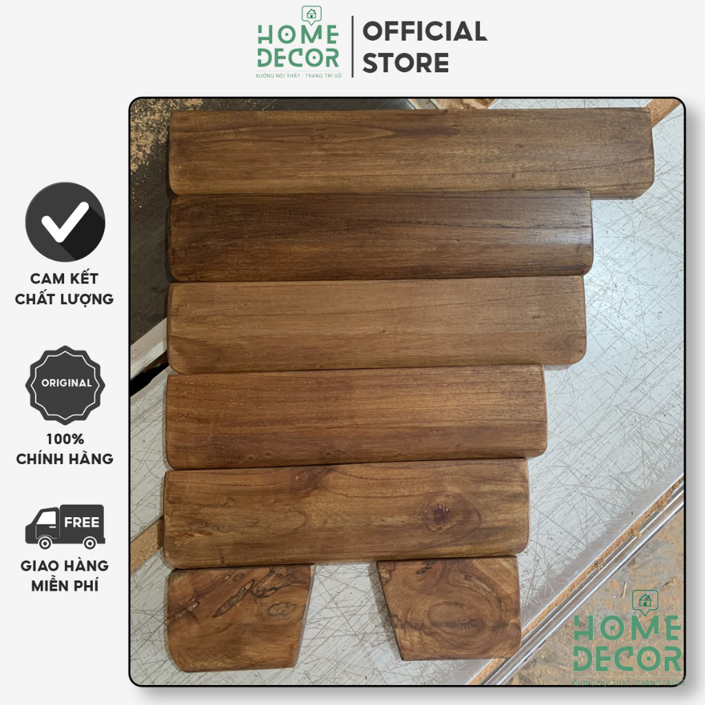 Kê tay bàn phím, Kê lót tay bàn phím gỗ tự nhiên cao cấp cho bàn phím cơ HOMEDECOR, Kích thước 96% 37,5cm