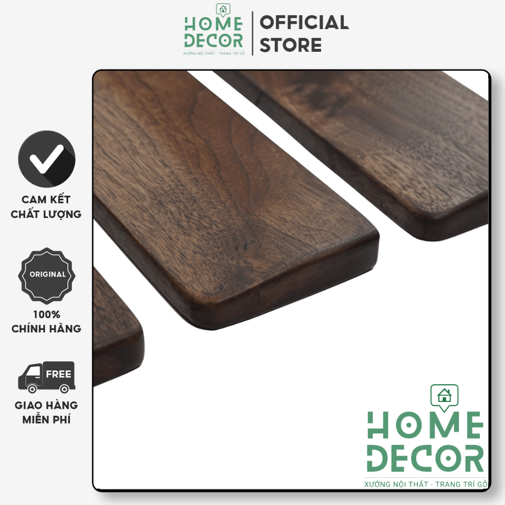 Kê tay bàn phím, Kê lót tay bàn phím gỗ tự nhiên cao cấp cho bàn phím cơ HOMEDECOR, Kích thước 75% 33cm