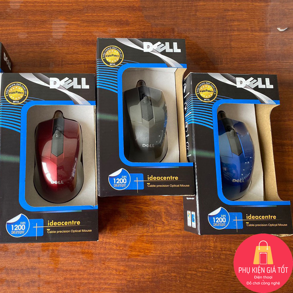 Chuột máy tính có dây Dell, Asus, HP, Acer giá siêu rẻ thích họp văn phòng, tivi box - Phukiengiatot
