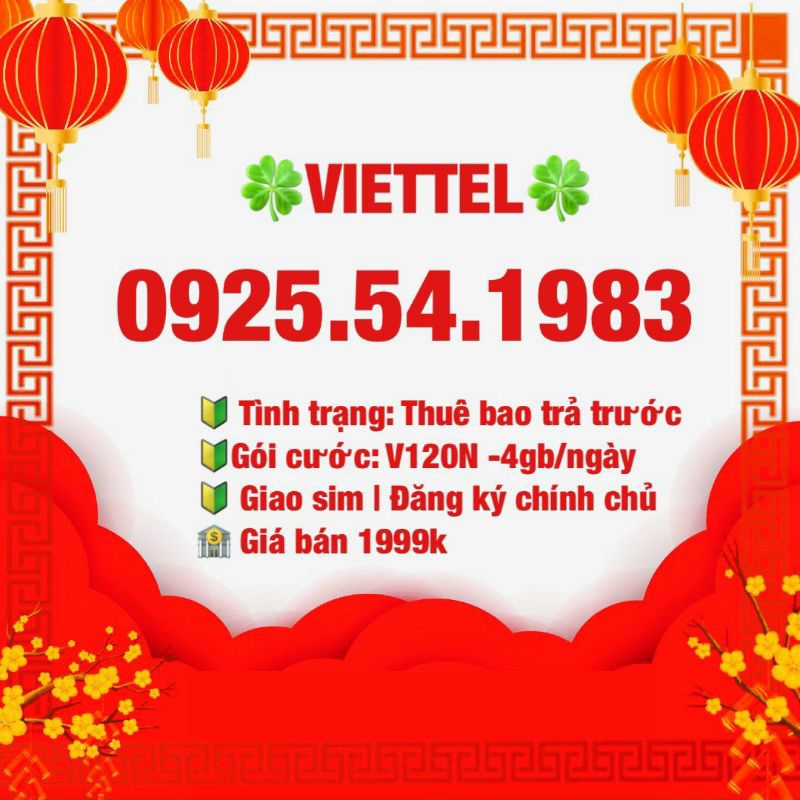 SIM Số Đẹp Giá rẻ khuyến mãi giảm giá chi ân khách hàng