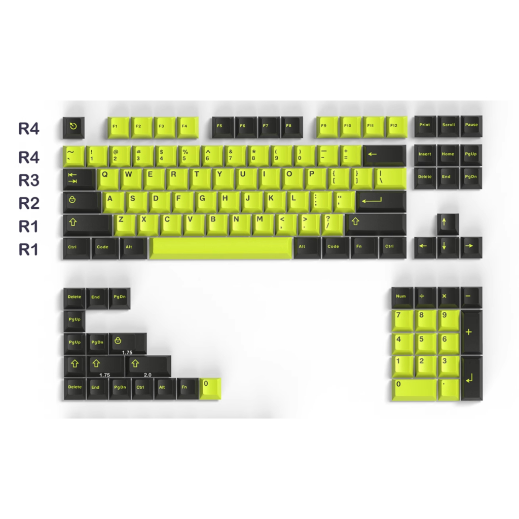 Nút bàn phím cơ Aifei CMK Keycap ABS Double shot Toxic Cherry Profile