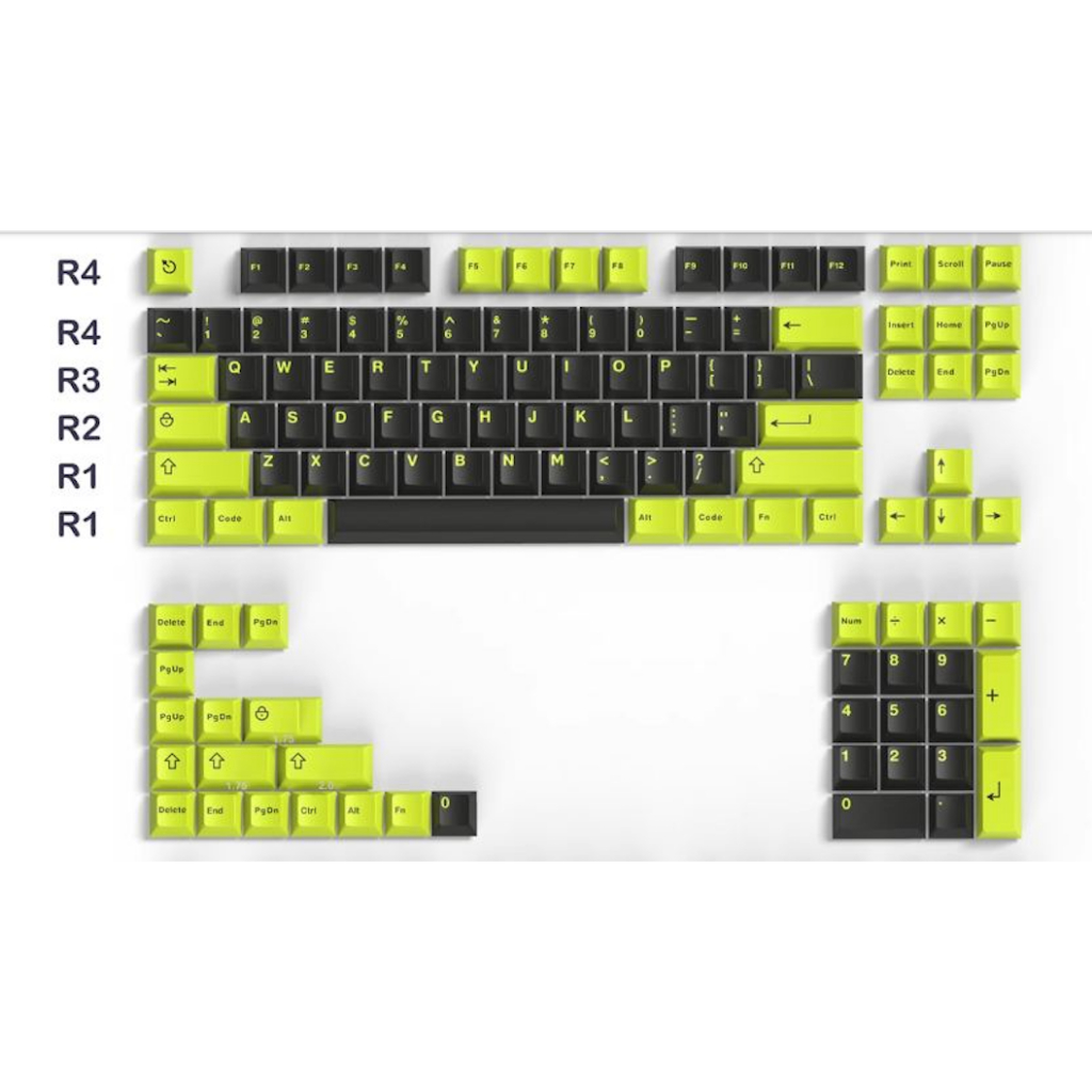 Nút bàn phím cơ Aifei CMK Keycap ABS Double shot Toxic Cherry Profile