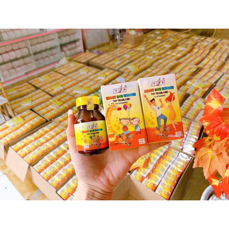Viên uống tăng cân thái lan 100 viên