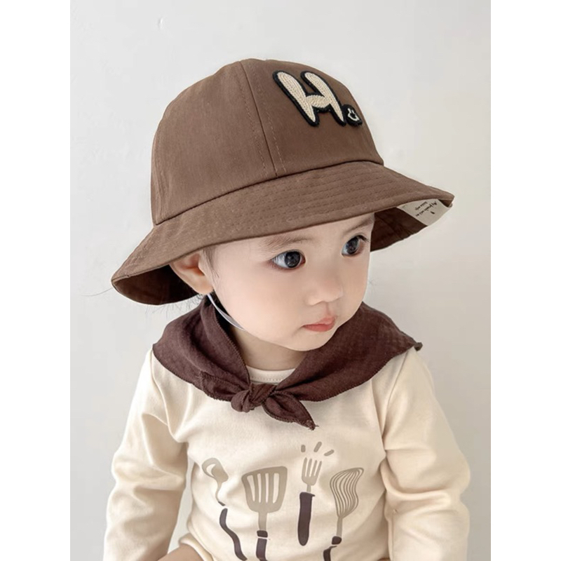 Mũ vành rộng chống nắng cho bé trai bé gái hoạ tiết chữ các hình , phù hợp 3-8 tuổi