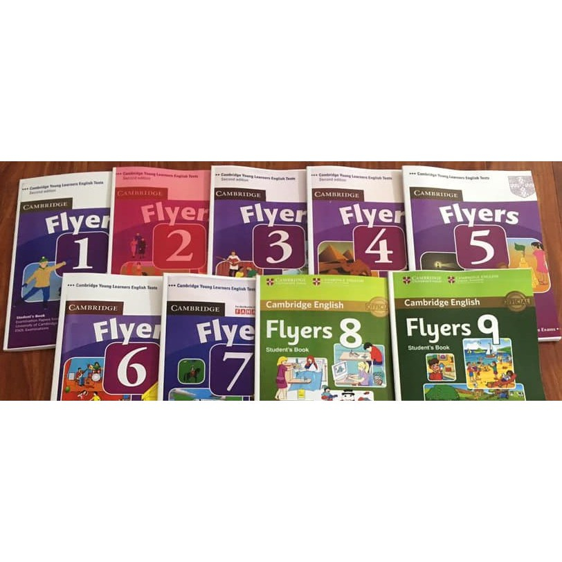 Bán lẻ Cambridge Flyers 9 Level 2017 Màu đẹp tặng file nghe