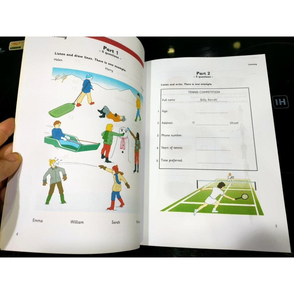 Bán lẻ Cambridge Flyers 9 Level 2017 Màu đẹp tặng file nghe