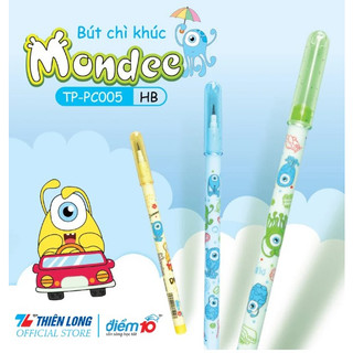 Bút chì khúc, chì ngòi thiên long điểm 10 tp-pc005 không gôm - 1 cây