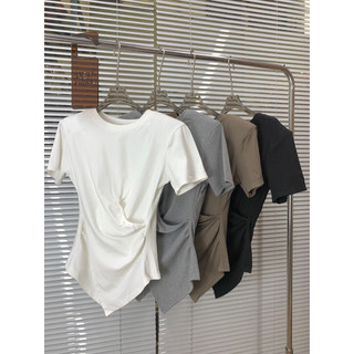 [FREE SHIP🔥] Áo Kiểu Xoắn Eo Có Đệm Vai