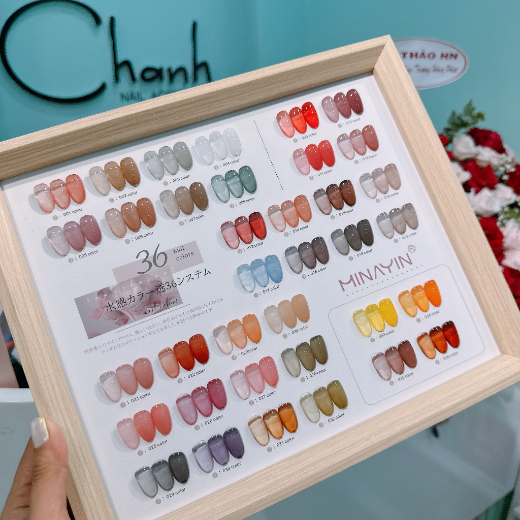 Set Sơn Thạch 36 Màu  - Tặng kèm Bảng Màu