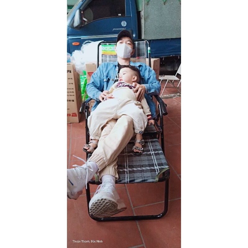 Ghế Gấp Khung Thép Vải Lưới bảo hành bảo trì dài lâu