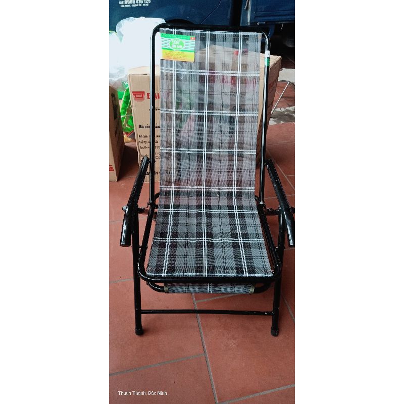 Ghế Gấp Khung Thép Vải Lưới bảo hành bảo trì dài lâu