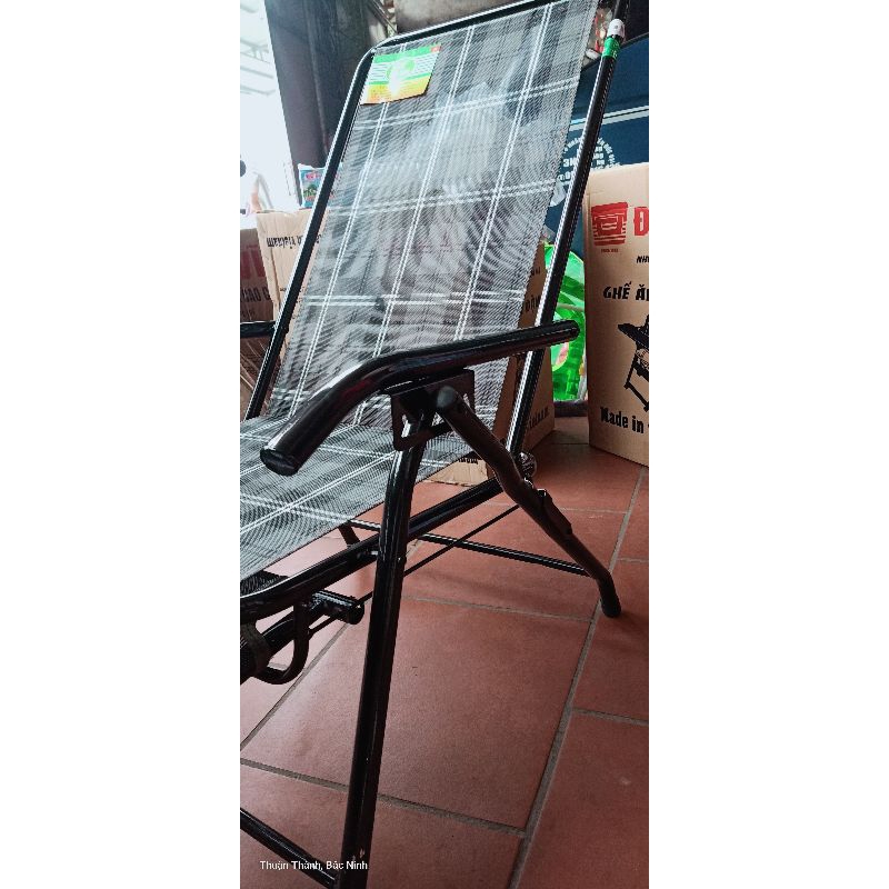 Ghế Gấp Khung Thép Vải Lưới bảo hành bảo trì dài lâu