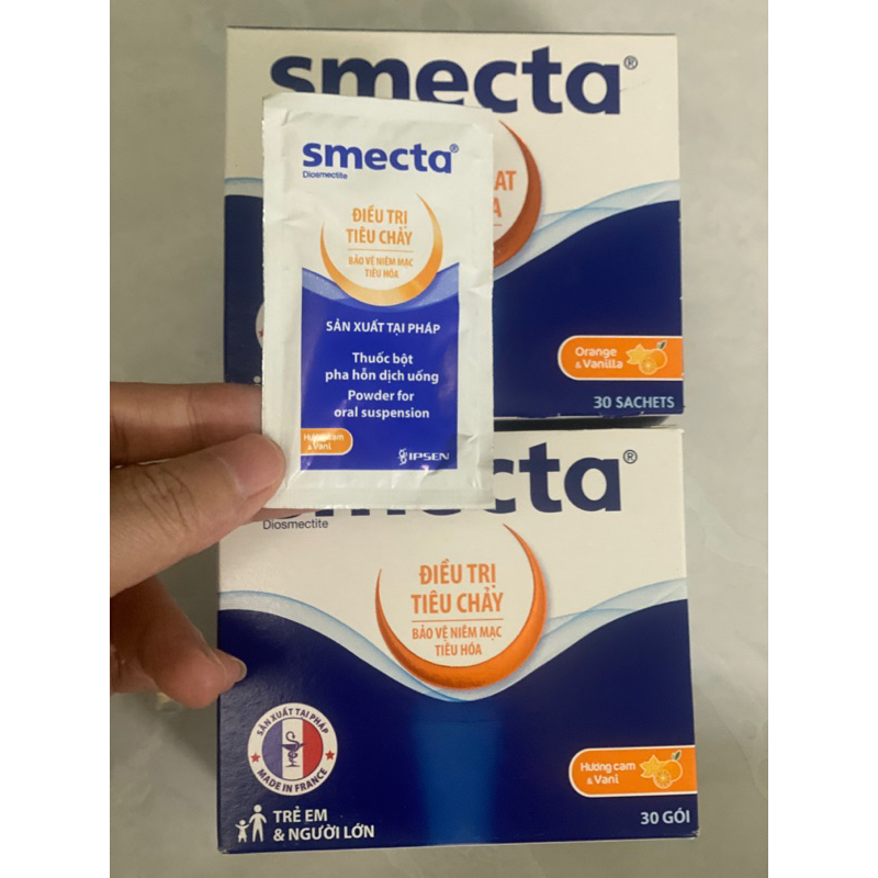 Bột pha hỗn dịch uống Smecta 3g hết tiêu chảy cấp