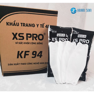 300 chiếc - Thùng Khẩu Trang Y Tế 4 Lớp KF94 XS Pro- Bảo vệ sức khỏe, Kháng Khuẩn Lọc Bụi