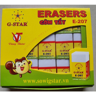 Gôm tẩy trắng bút chì g-star e-207 - 1 gôm