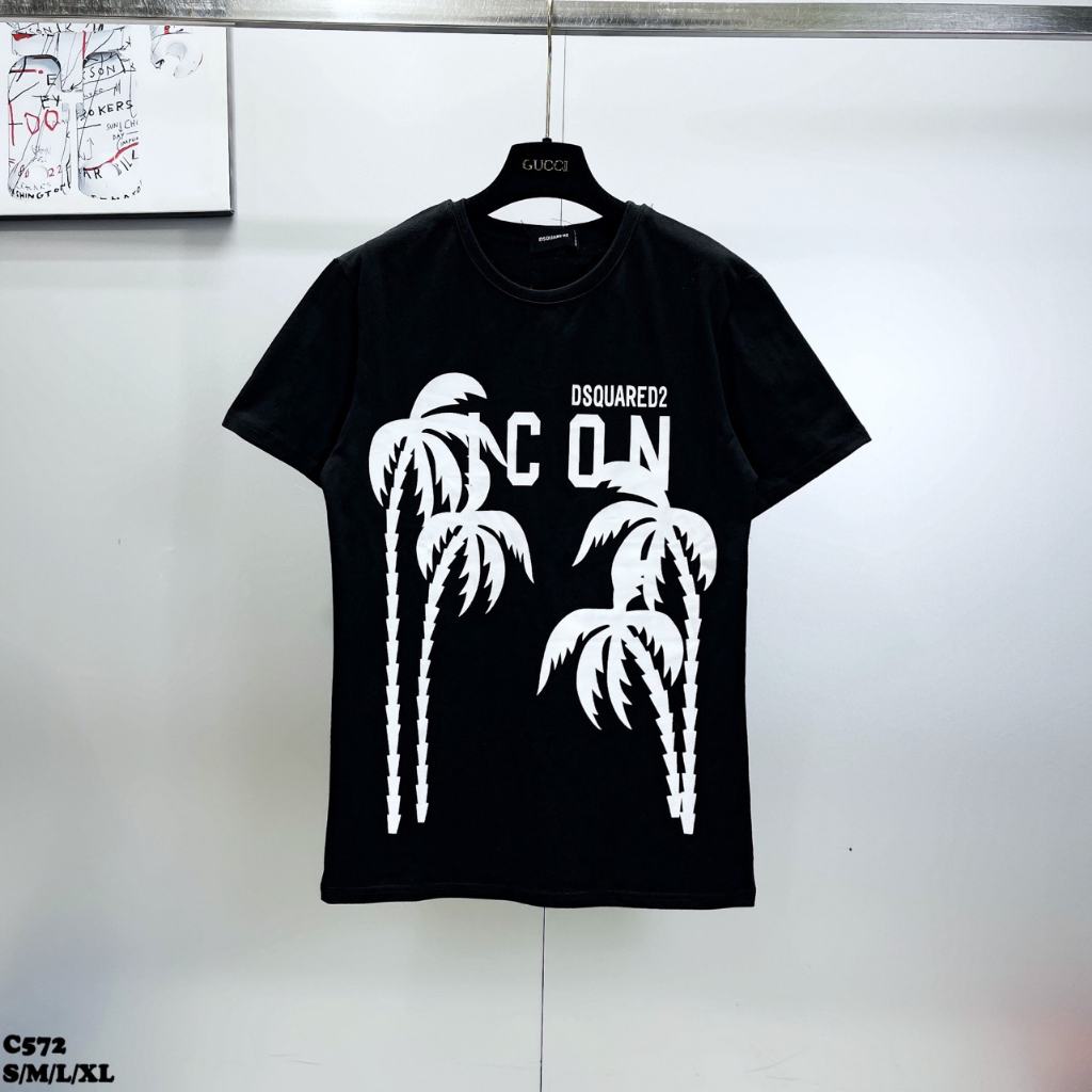 Áo thun nam nữ họa tiết ICON CÂY DỪA siêu thoáng mát mùa hè 2023